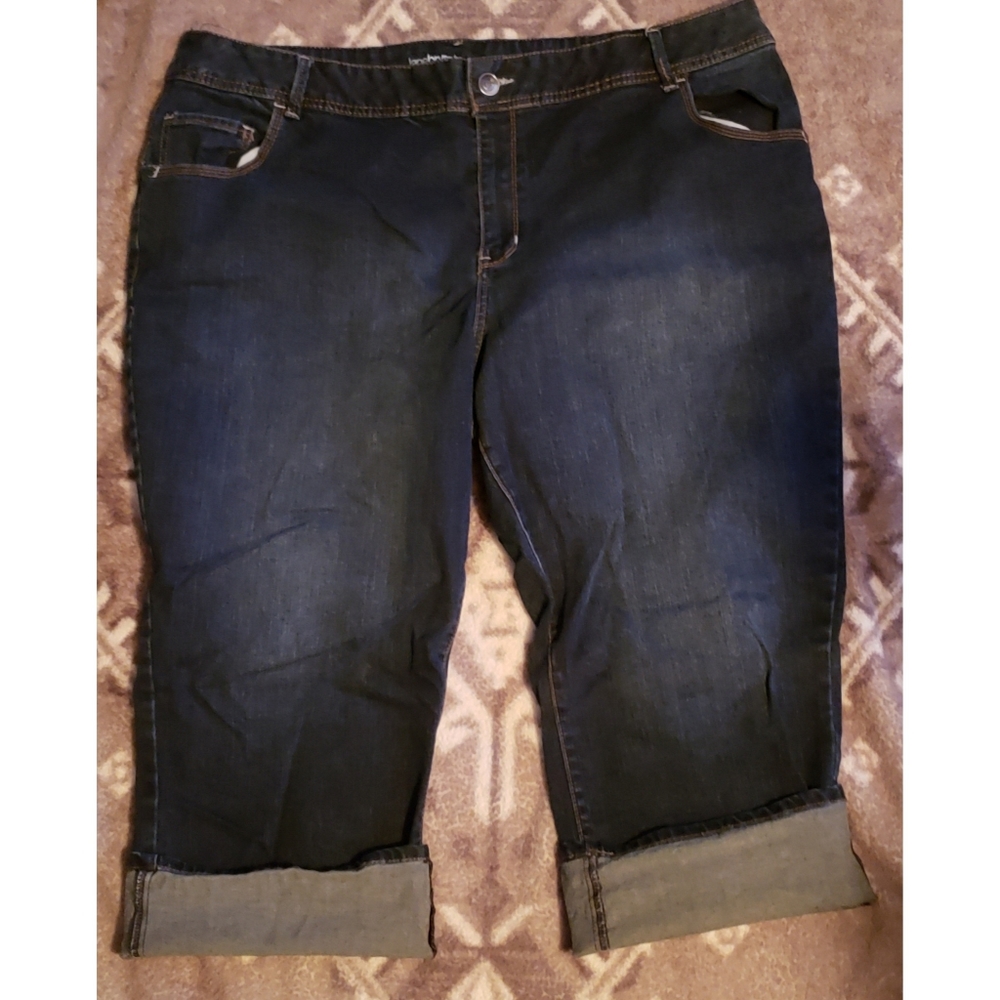 Lane Bryant Blue Jean Capri Pants